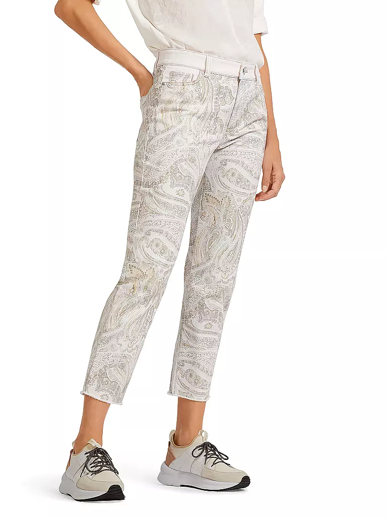 MARC CAIN | Jeans Slim Fit 7/8 | creme
