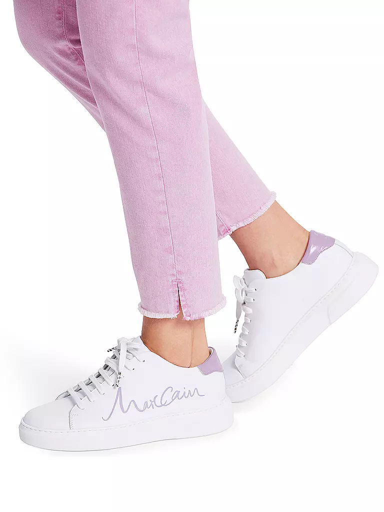 Marc Cain Slim-fitting, cropped jeans Pink NS 82.07 D10 232