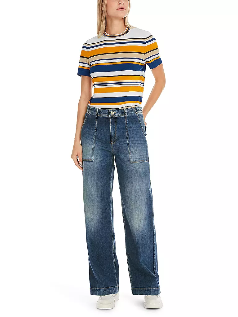 MARC CAIN | Jeans Wide Leg WIGAN  | blau