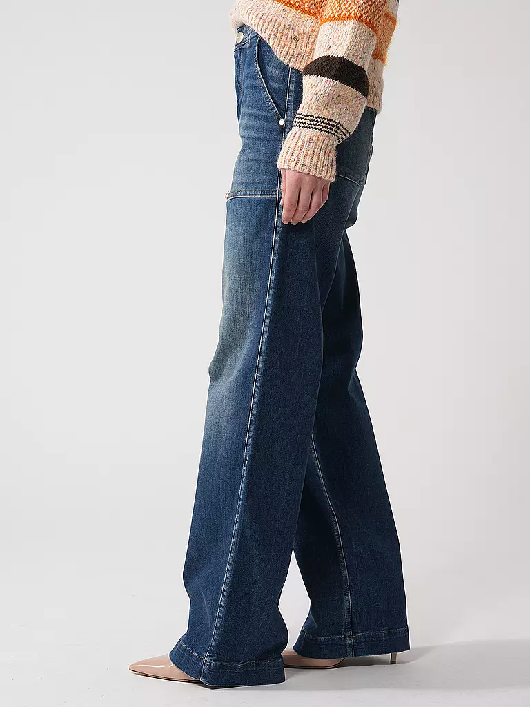 MARC CAIN | Jeans Wide Leg WIGAN  | blau
