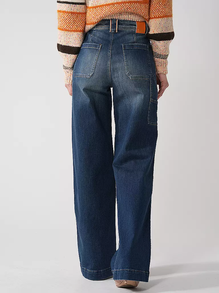 MARC CAIN | Jeans Wide Leg WIGAN  | blau