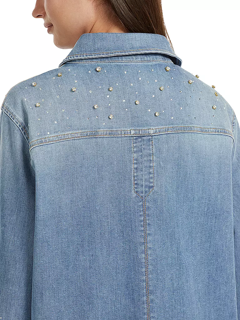 MARC CAIN | Jeansbluse | blau