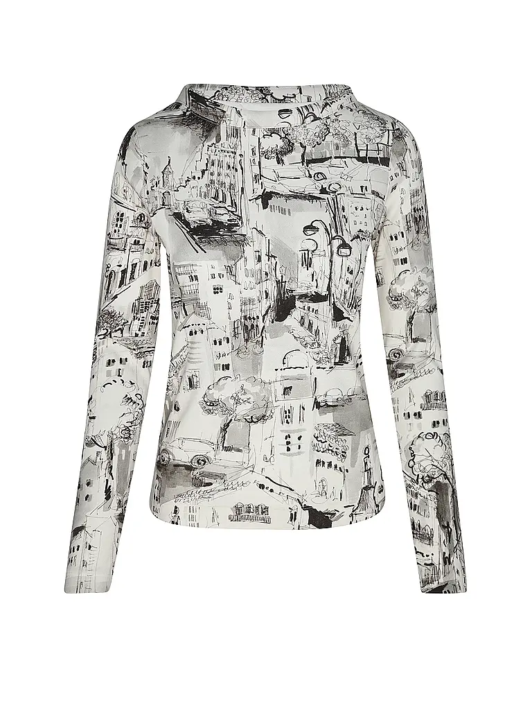MARC CAIN | Langarmshirt  | hellgrau