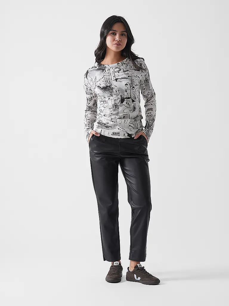 MARC CAIN | Langarmshirt  | hellgrau