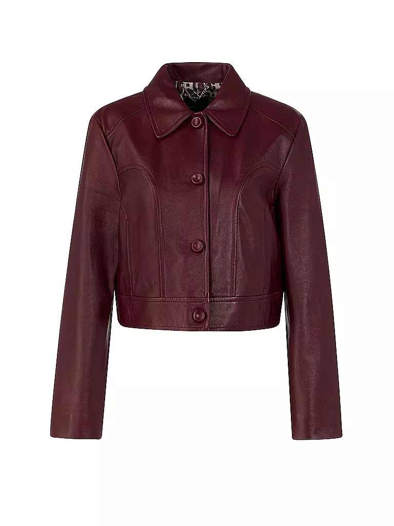 MARC CAIN | Lederjacke  | braun