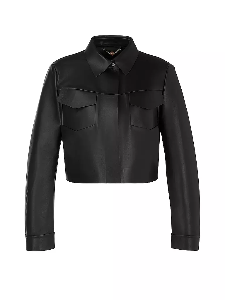 MARC CAIN | Lederjacke | schwarz