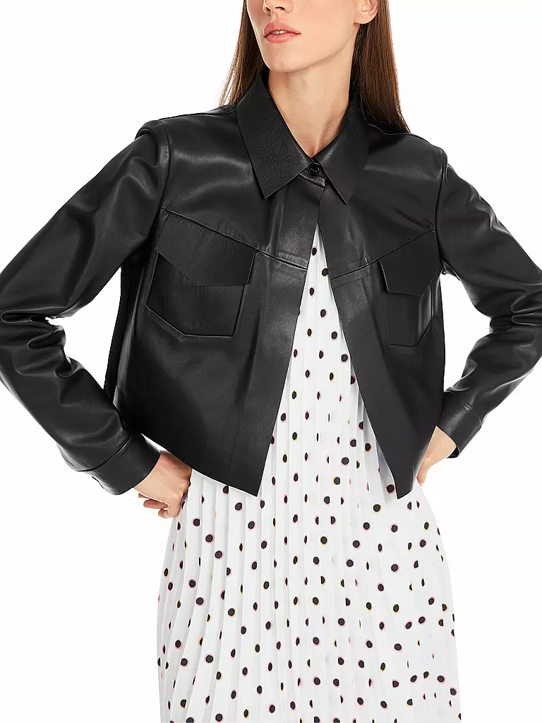 MARC CAIN | Lederjacke | schwarz