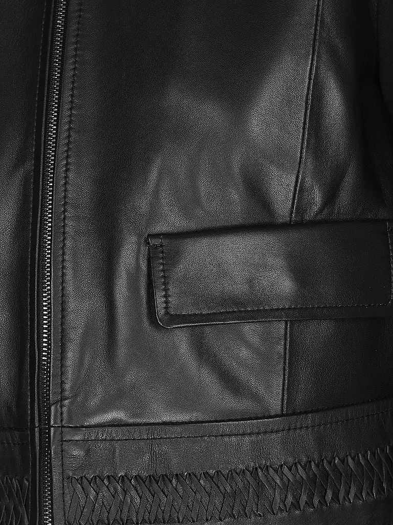 MARC CAIN | Lederjacke | schwarz