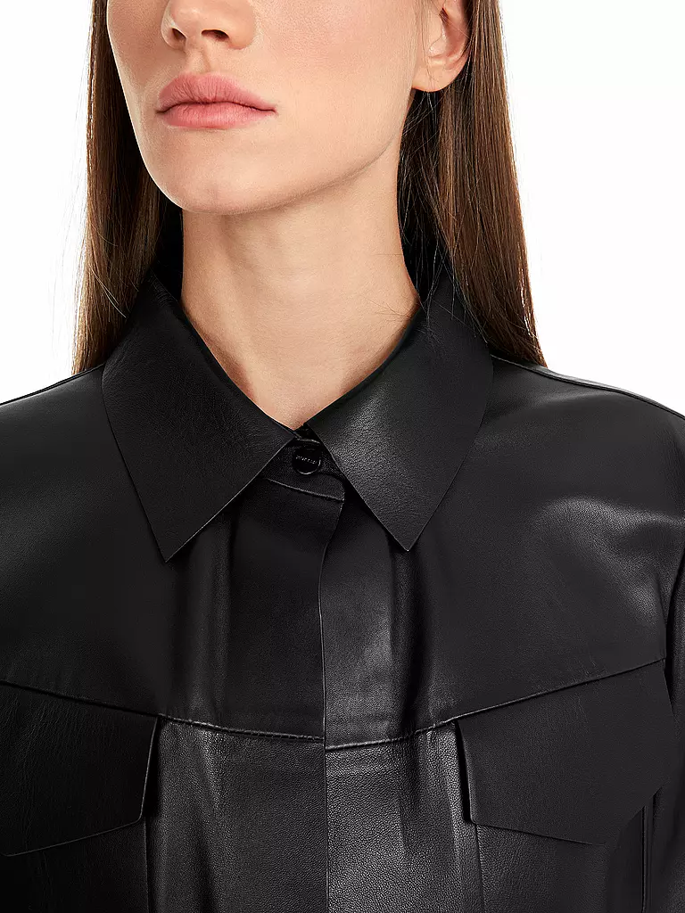 MARC CAIN | Lederjacke | schwarz