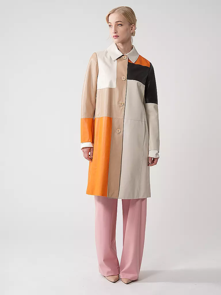 MARC CAIN | Ledermantel  | orange