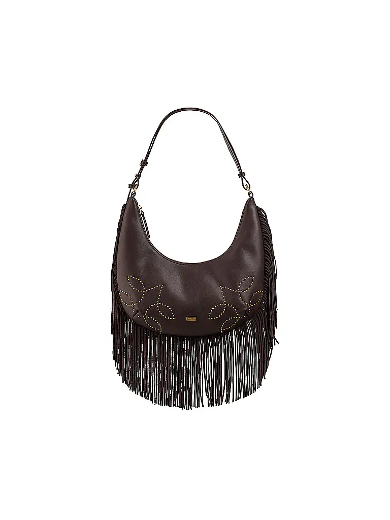 MARC CAIN | Ledertasche - Hobo Bag | Braun