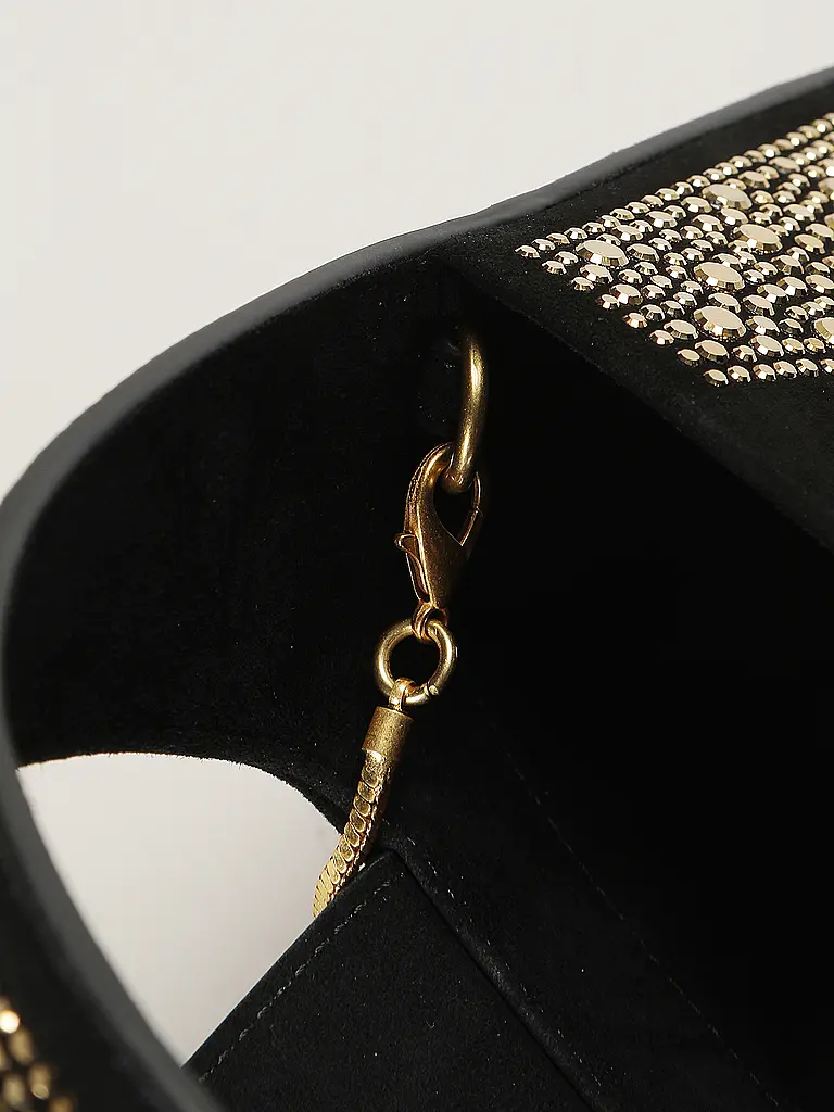 MARC CAIN | Ledertasche - Mini Bag | Schwarz