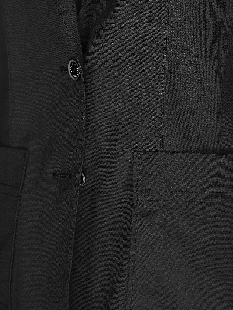 MARC CAIN | Leinenblazer | dunkelblau