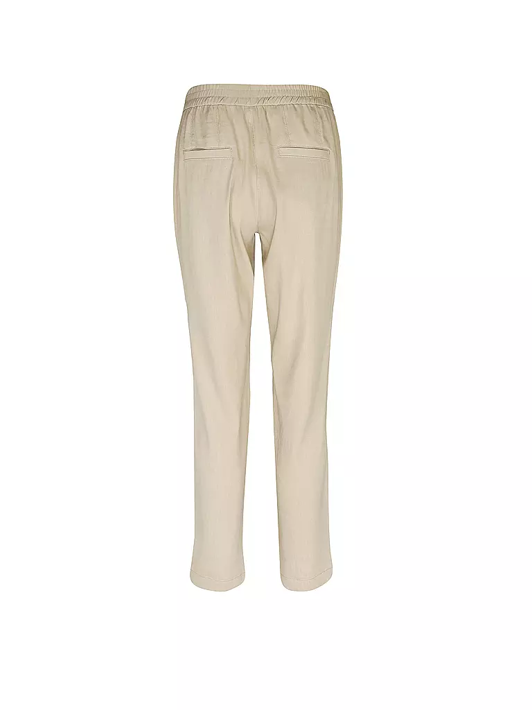 MARC CAIN | Leinenhose | dunkelrot