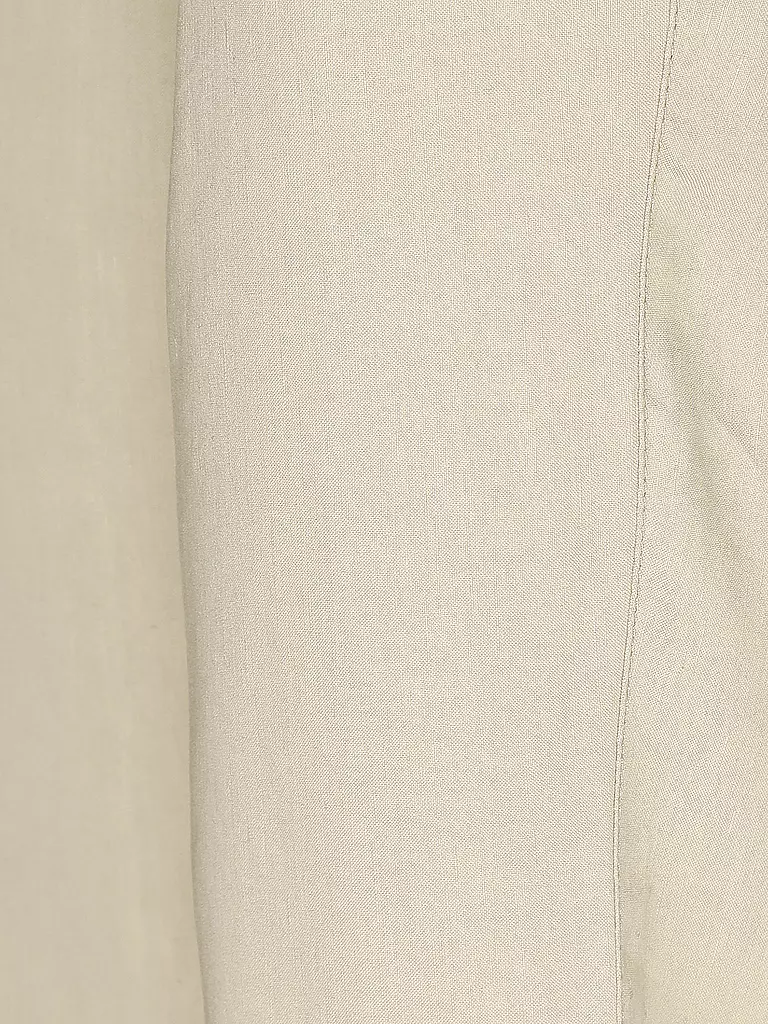 MARC CAIN | Leinenhose | dunkelrot