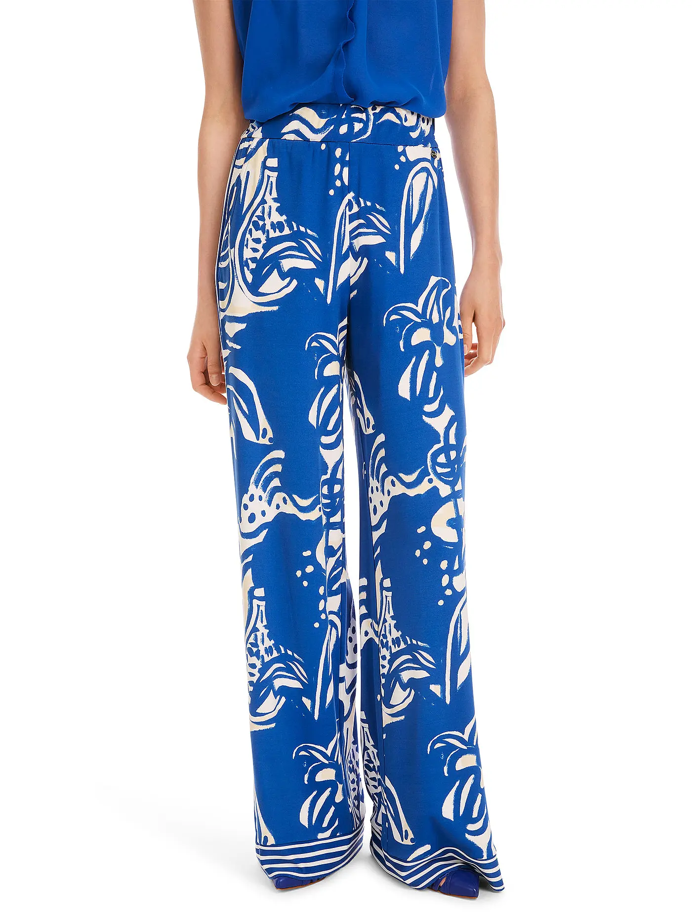 MARC CAIN | Marlenehose WEDI | blau