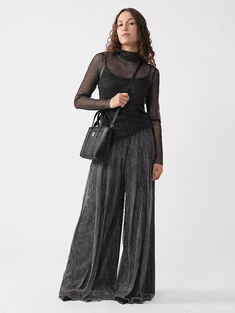 MARC CAIN | Marlenehose WOLIN | silber