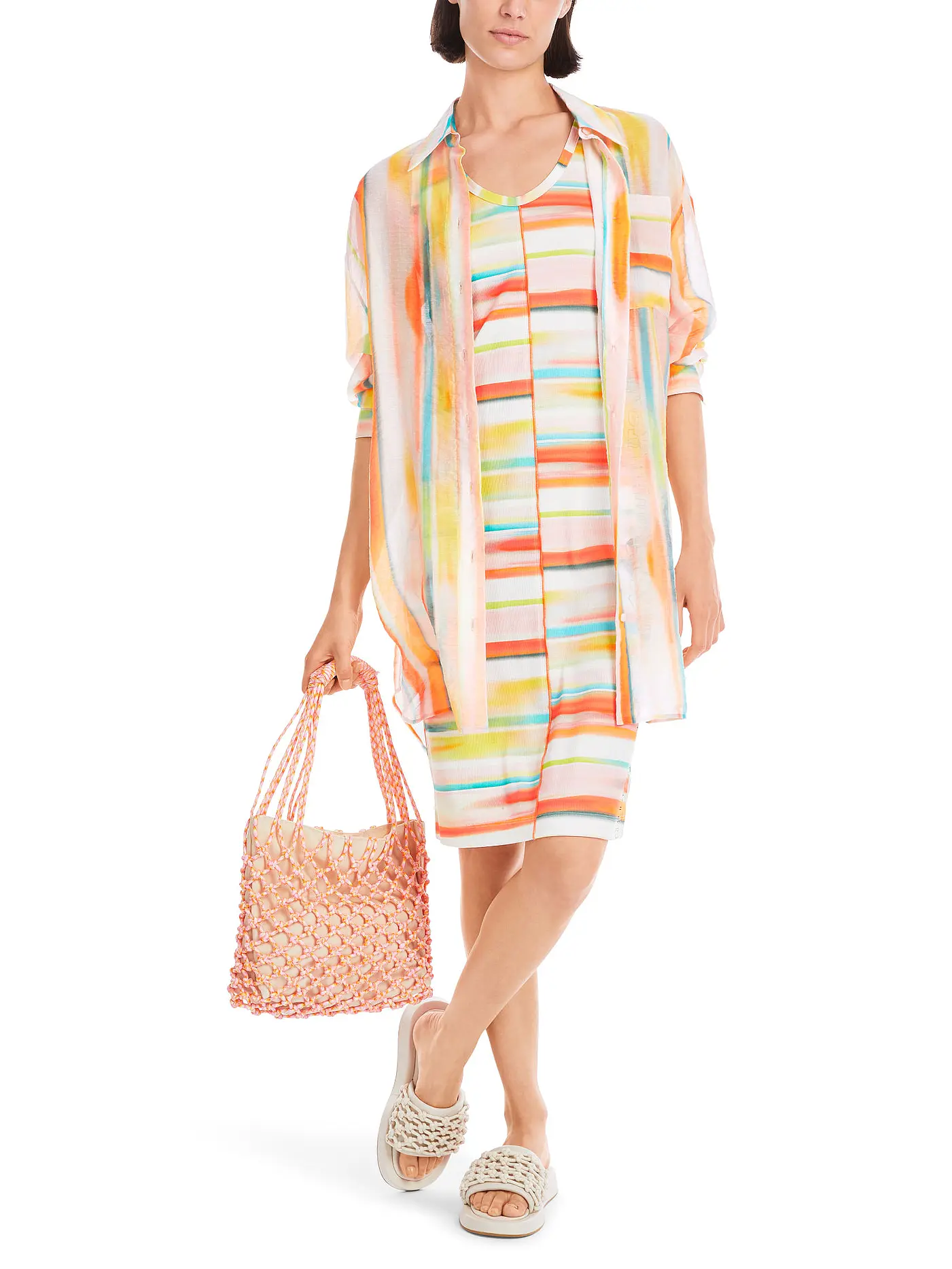 MARC CAIN | Midikleid | orange