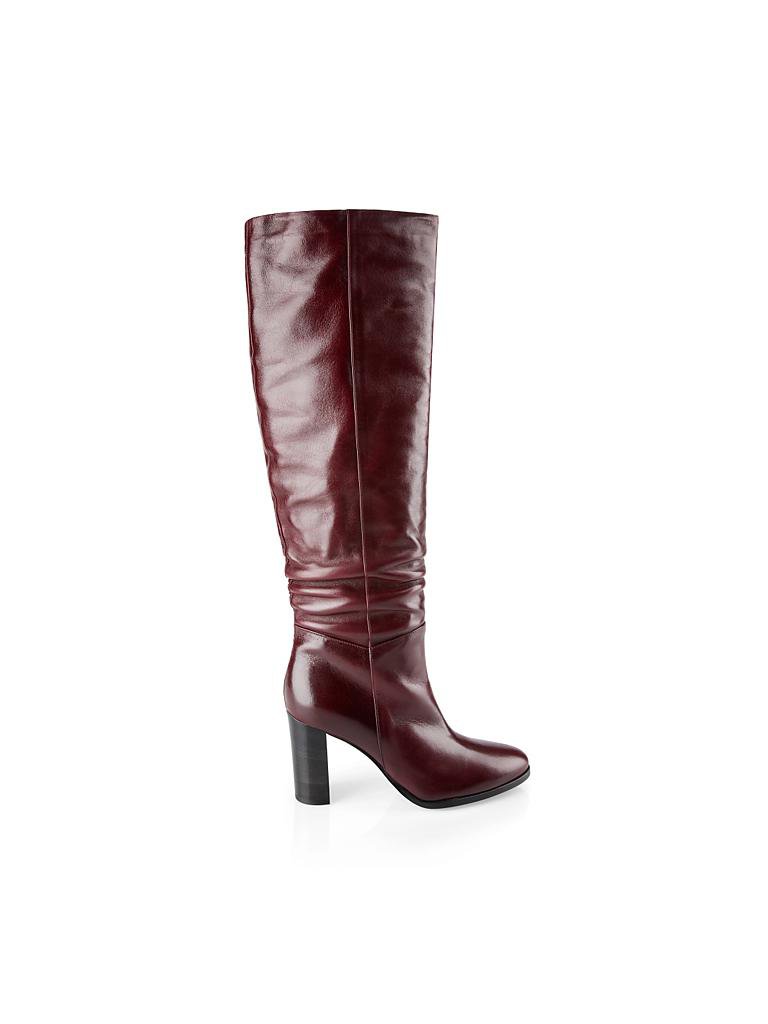 MARC CAIN | Overknee Stiefel  | rot