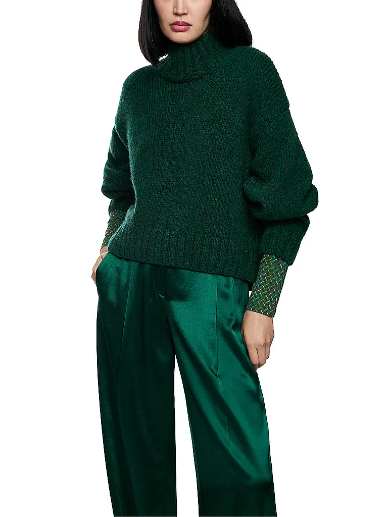 MARC CAIN | Rollkragenpullover  | dunkelgrün