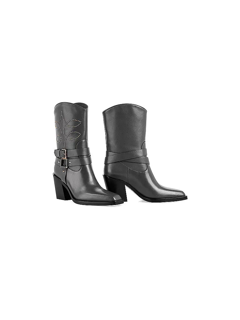 MARC CAIN | Stiefelette  | Dunkelblau