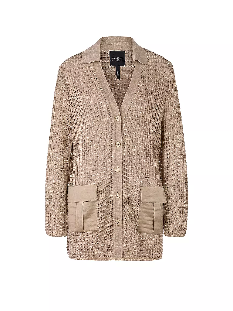 MARC CAIN | Strickjacke | hellbraun