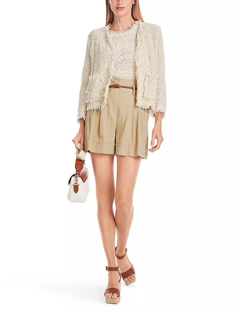 MARC CAIN | Strickjacke | hellbraun