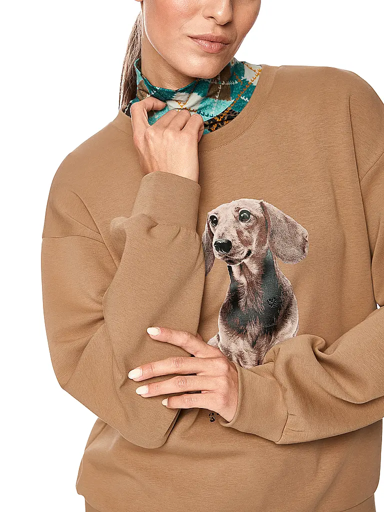 MARC CAIN | Sweater | hellbraun