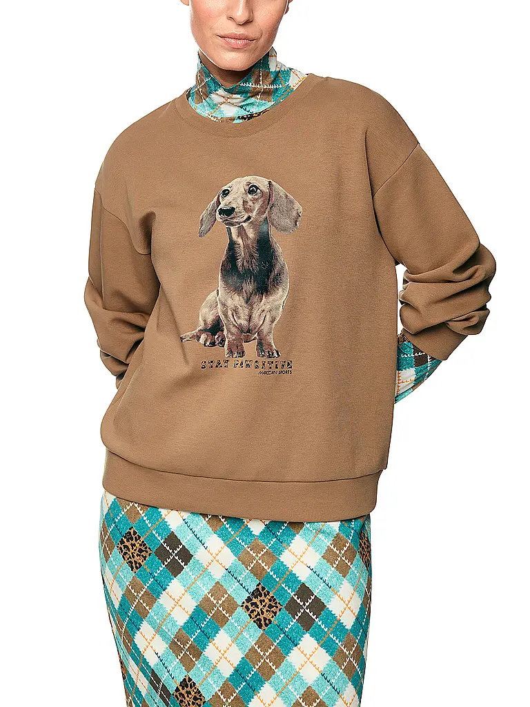 MARC CAIN | Sweater | hellbraun
