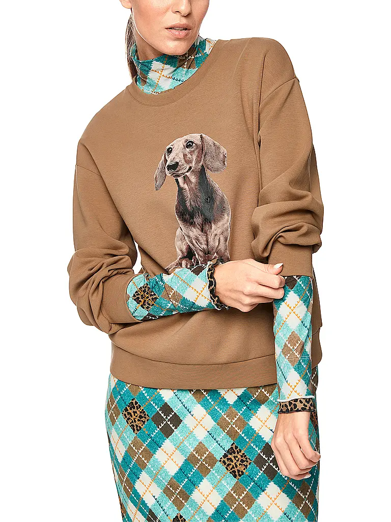 MARC CAIN | Sweater | hellbraun