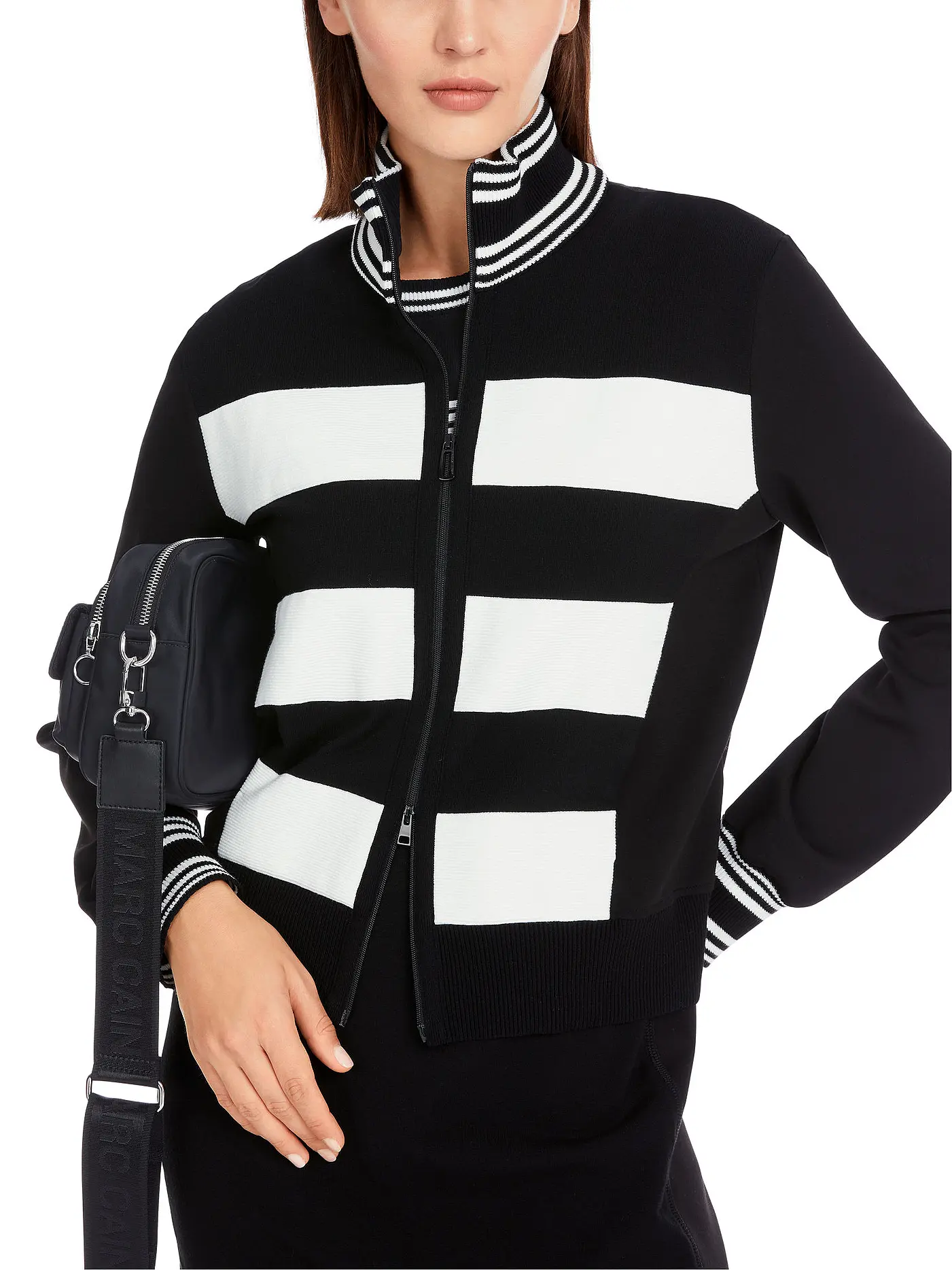 MARC CAIN | Sweatjacke | schwarz