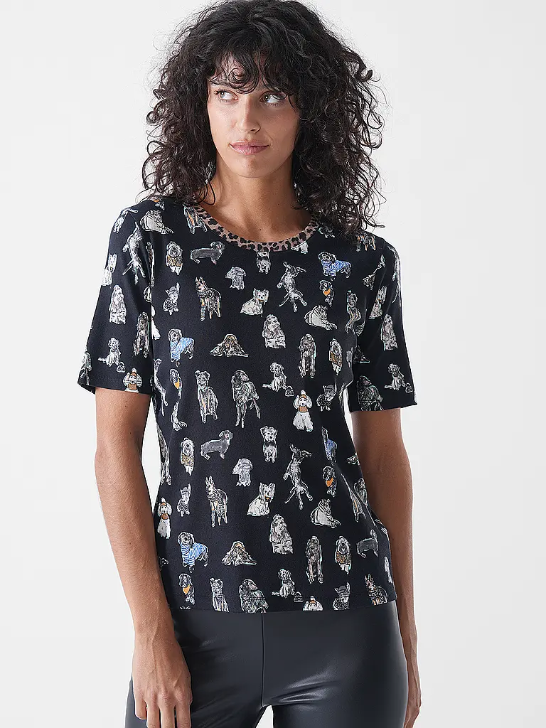 MARC CAIN | T-Shirt  | schwarz