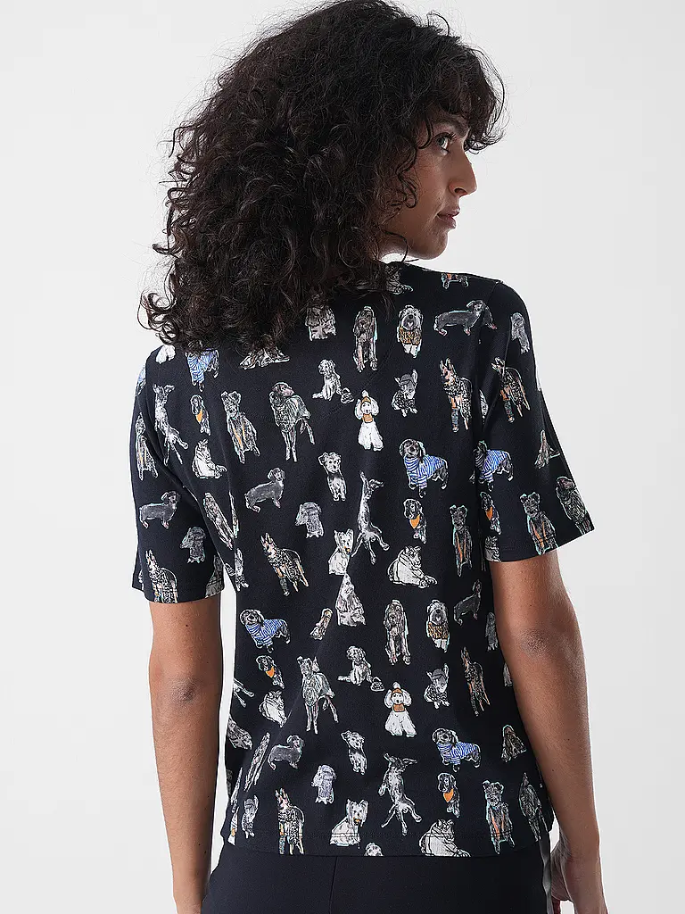 MARC CAIN | T-Shirt  | schwarz
