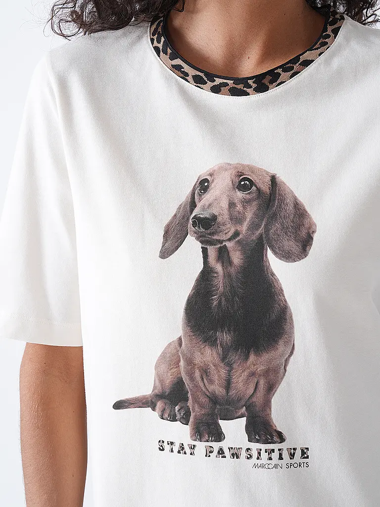 MARC CAIN | T-Shirt  | creme