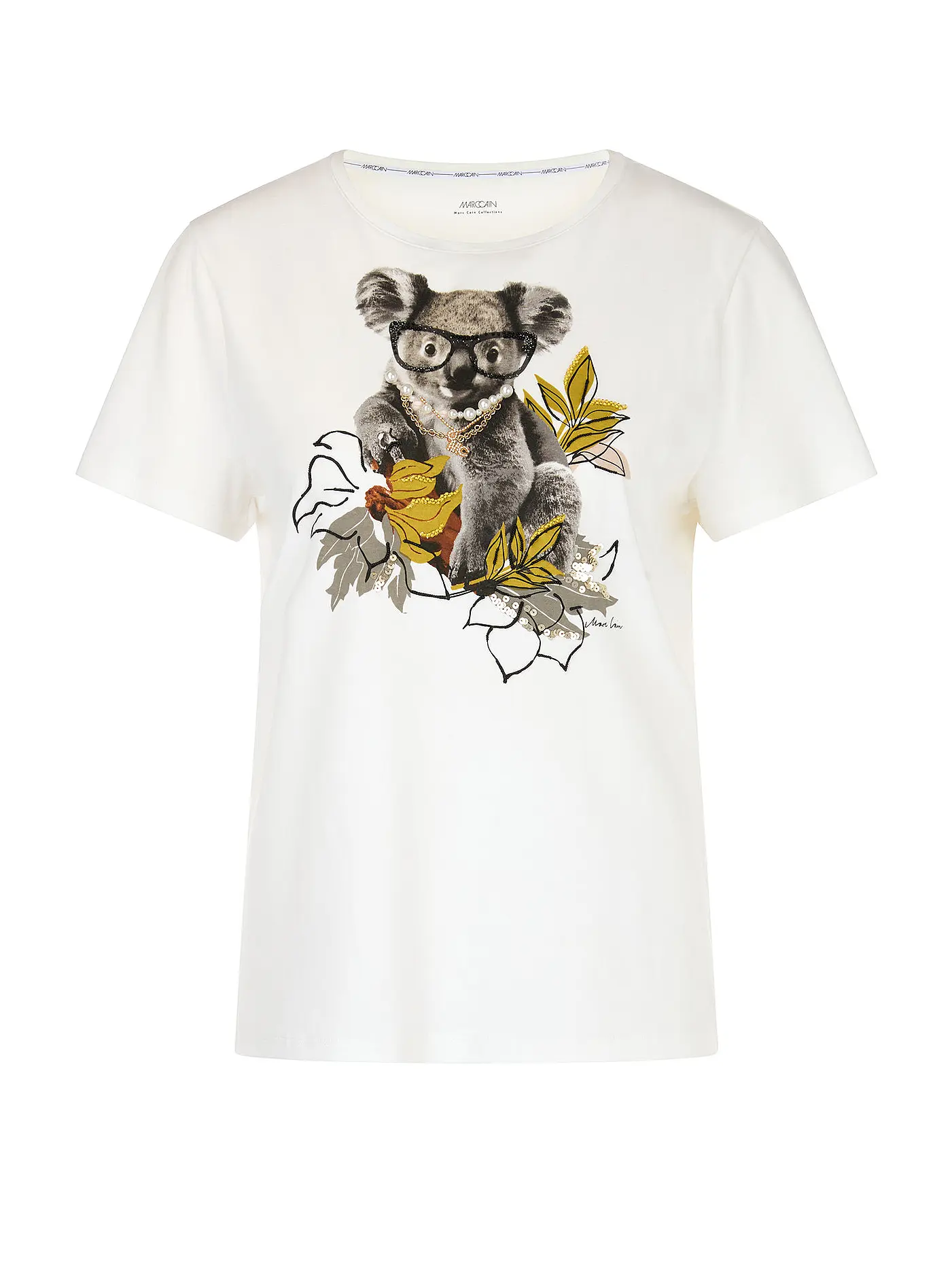MARC CAIN | T-Shirt | weiss