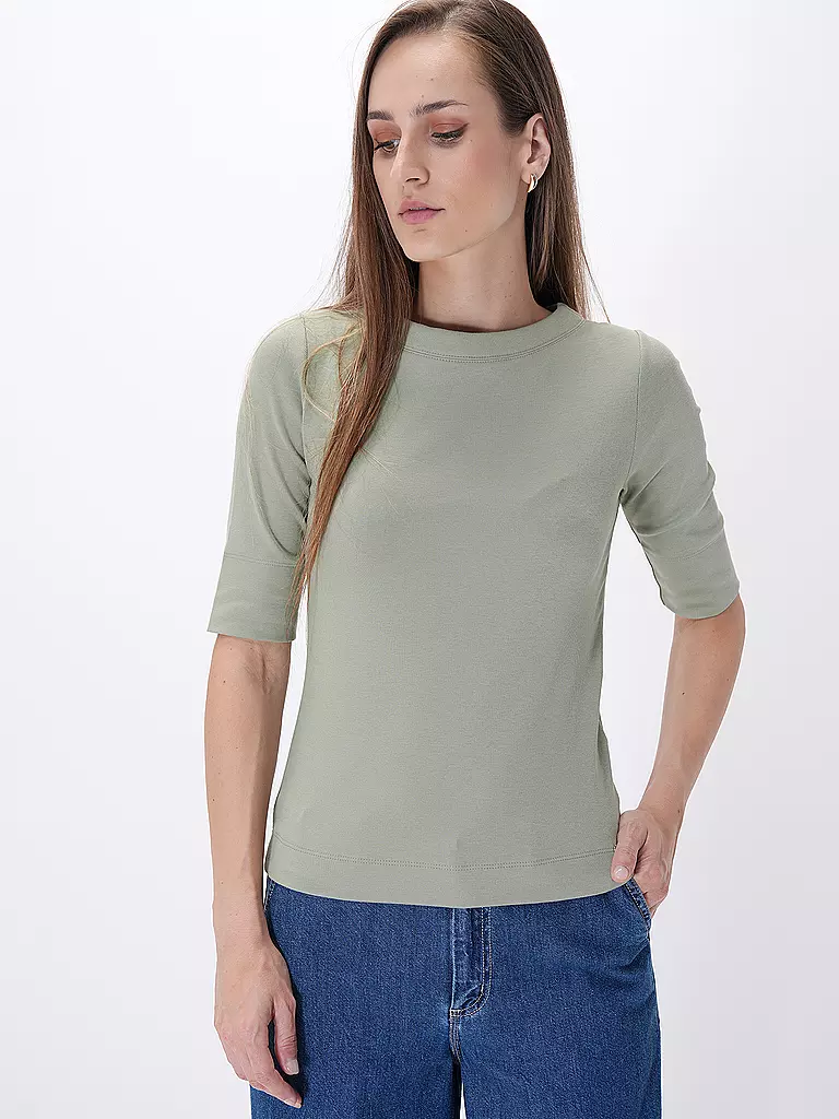 MARC CAIN | T-Shirt | hellgrün