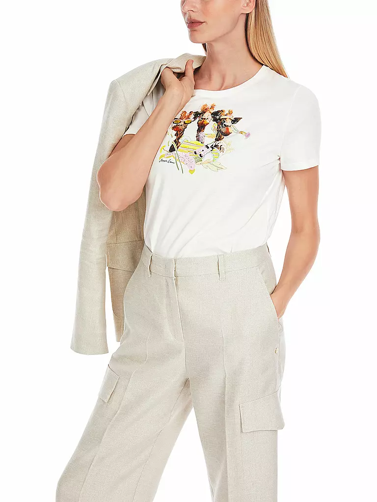MARC CAIN | T-Shirt | weiss