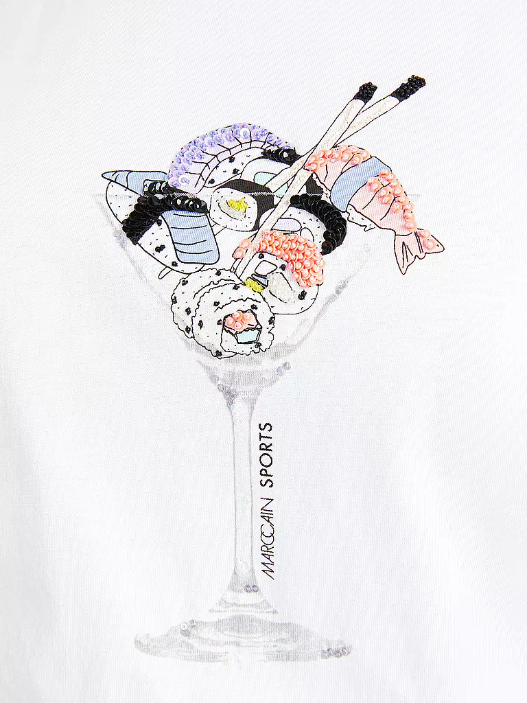 MARC CAIN | T-Shirt | weiss