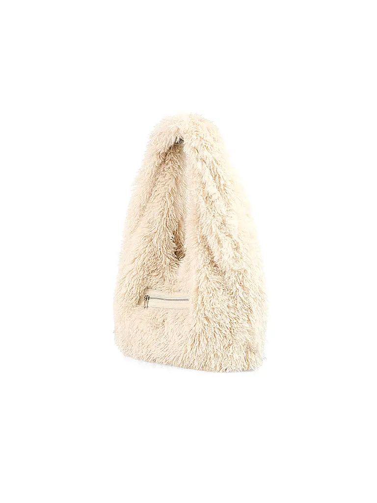 MARC CAIN | Tasche - Schultertasche in Felloptik | 