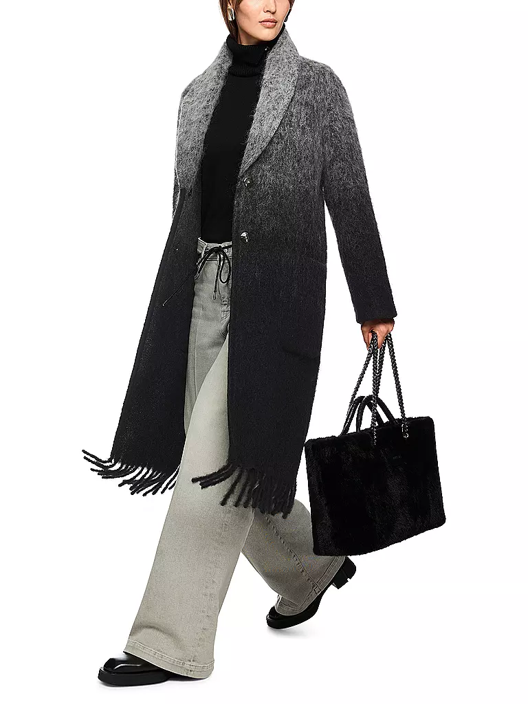 MARC CAIN | Wollmantel | grau