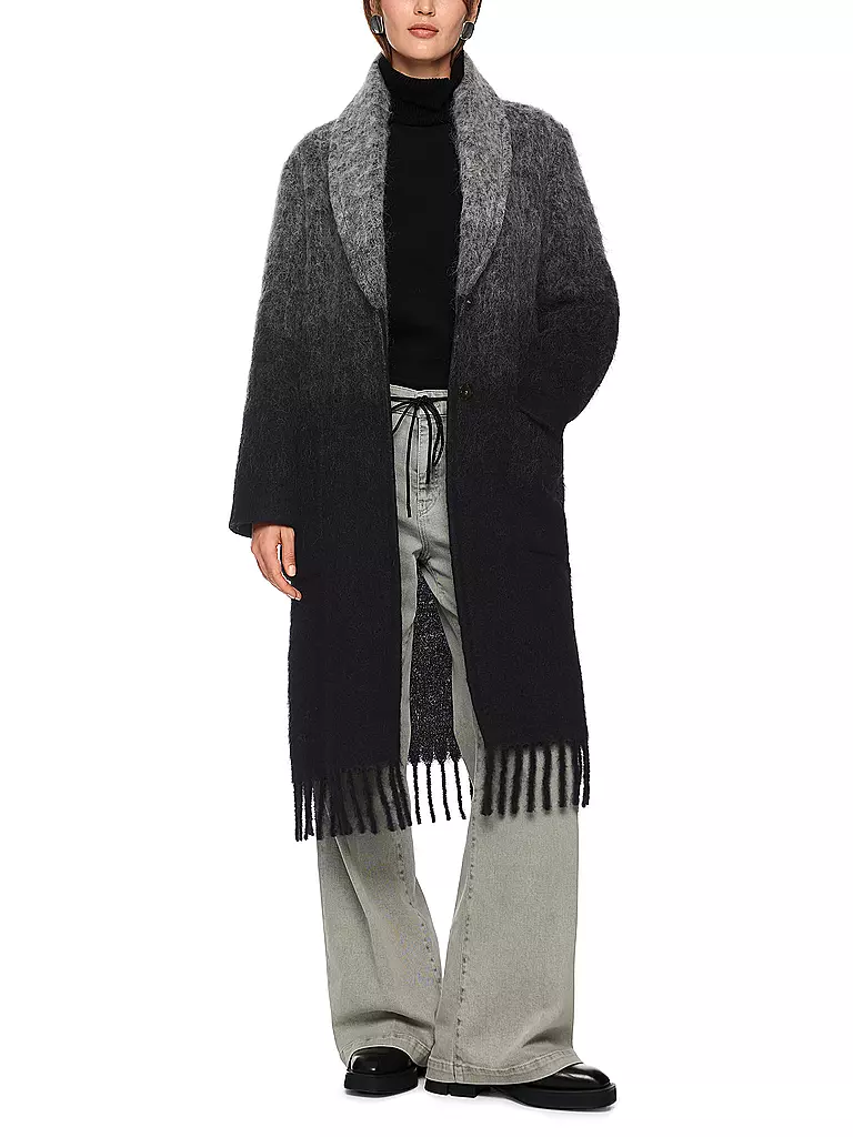 MARC CAIN | Wollmantel | grau