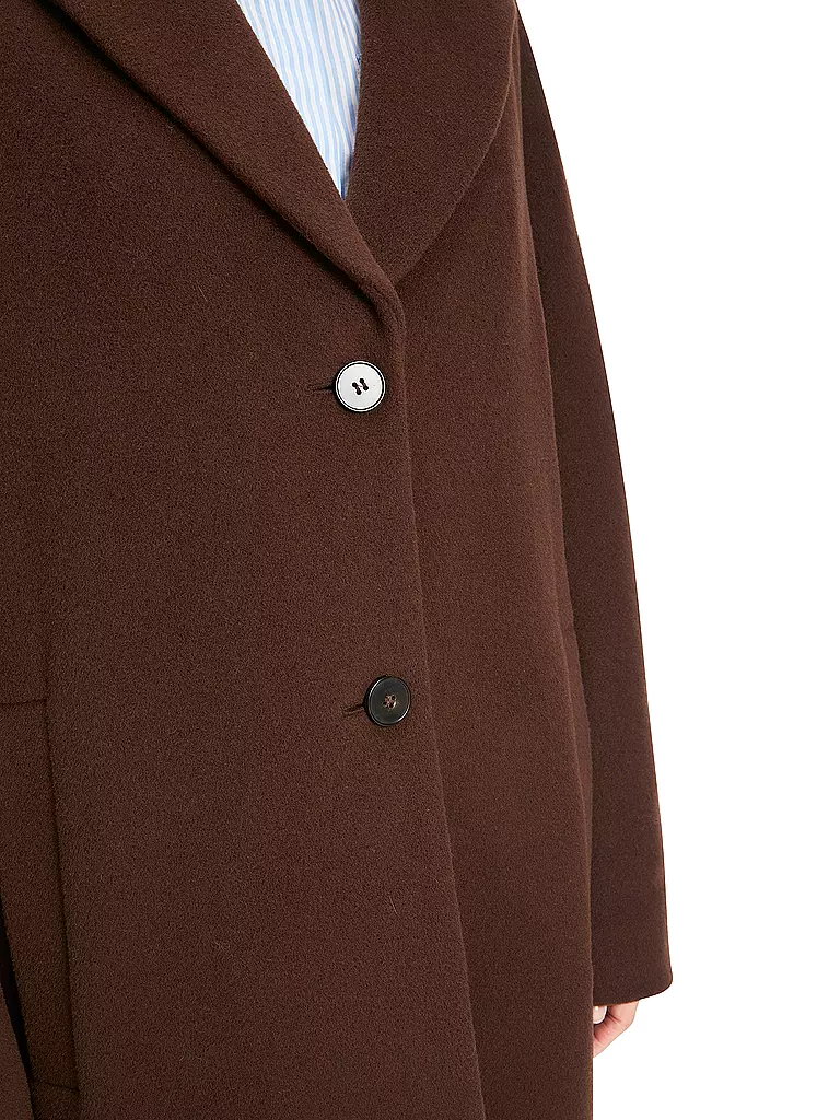 MARC CAIN | Wollmantel | schwarz
