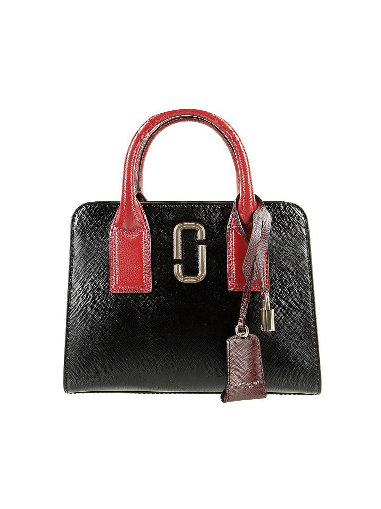 MARC JACOBS Ledertasche - Henkeltasche Little Big Shot schwarz
