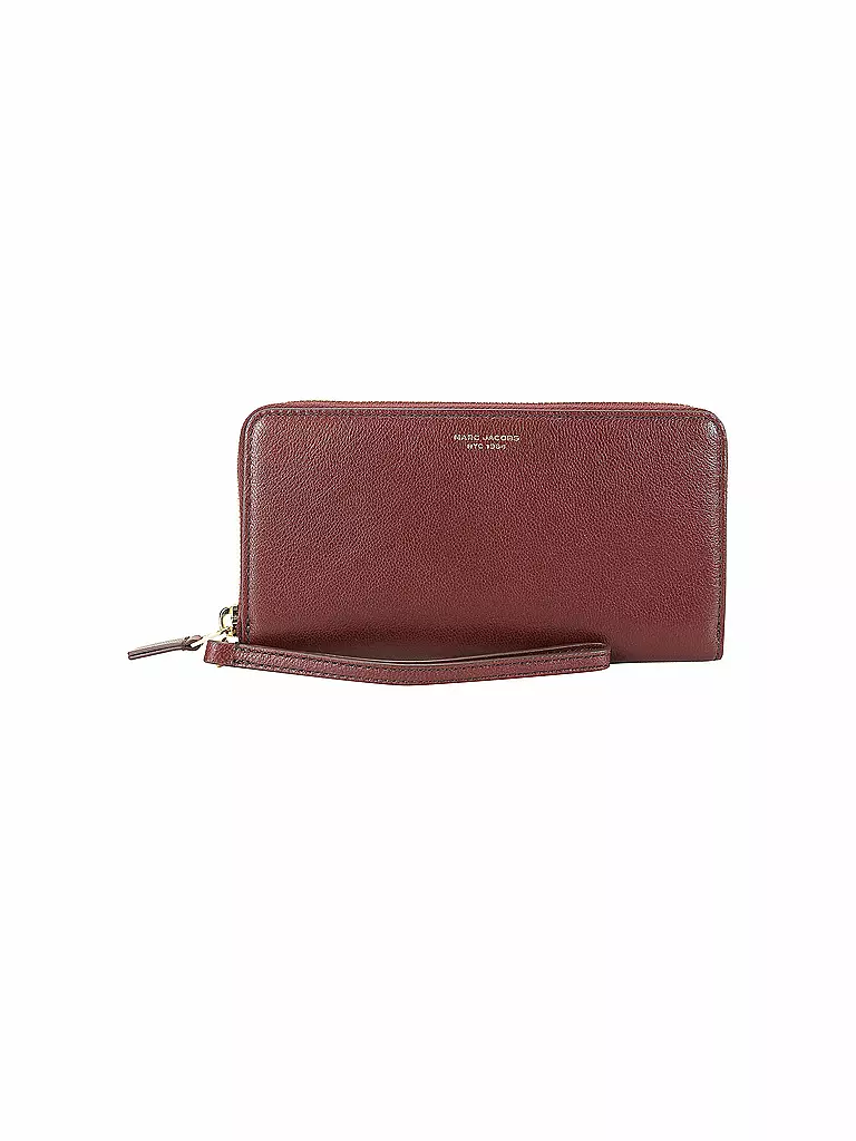 MARC JACOBS | Geldbörse THE CONTINENTAL WRISTLET | dunkelrot