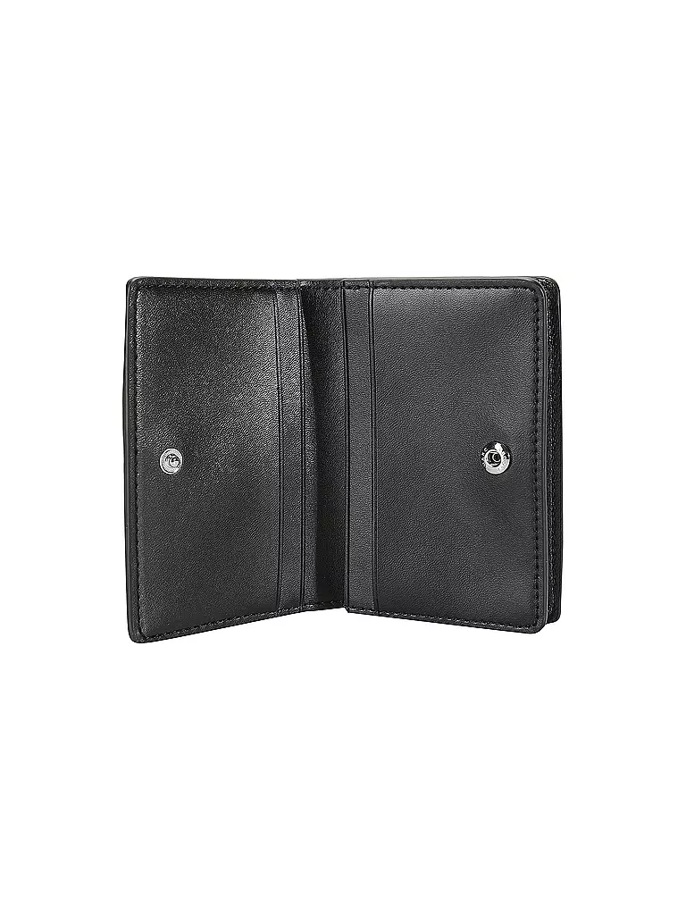 MARC JACOBS | Kartenetui THE FLAP CARD CASE | schwarz