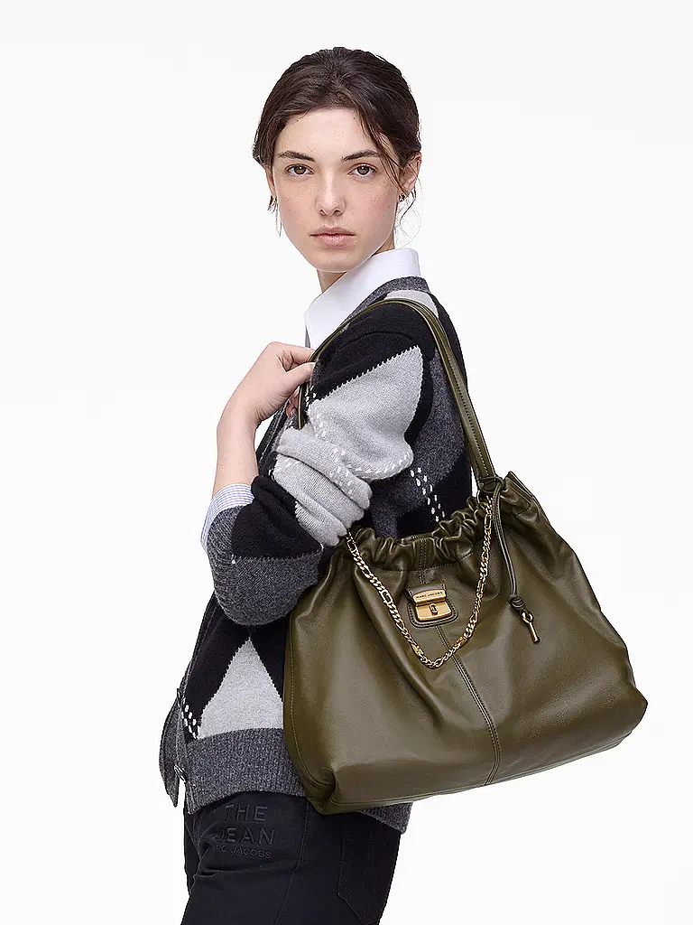 MARC JACOBS | Ledertasche -  Shopper THE TOTE | olive