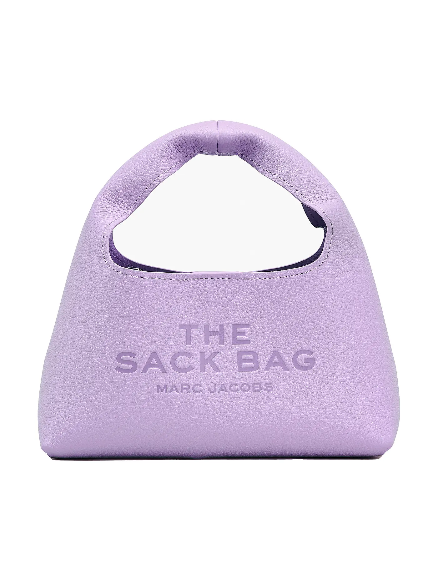 MARC JACOBS | Ledertasche - Henkeltasche THE MINI SACK  | lila
