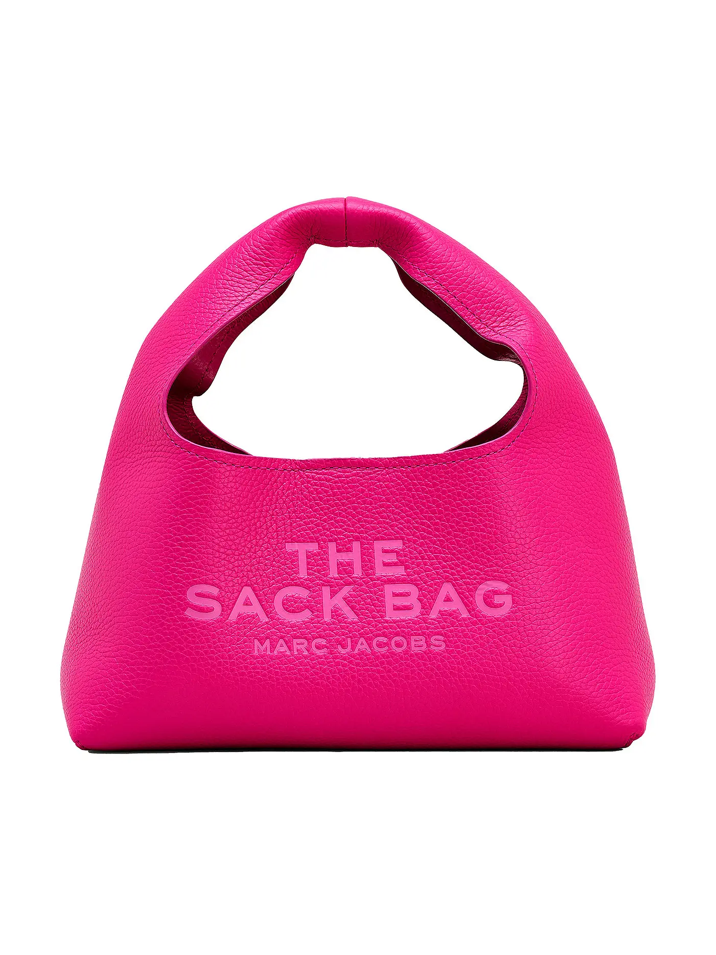 MARC JACOBS | Ledertasche - Henkeltasche THE MINI SACK  | pink
