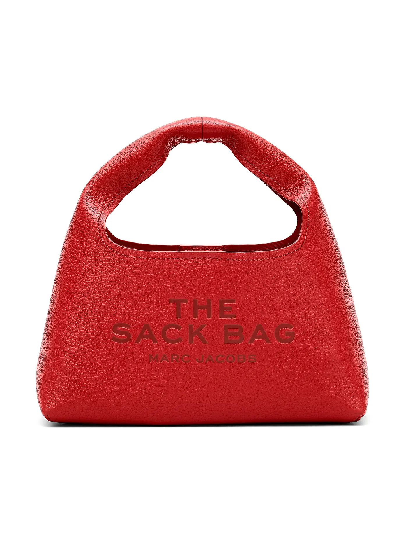 MARC JACOBS | Ledertasche - Henkeltasche THE MINI SACK  | rot