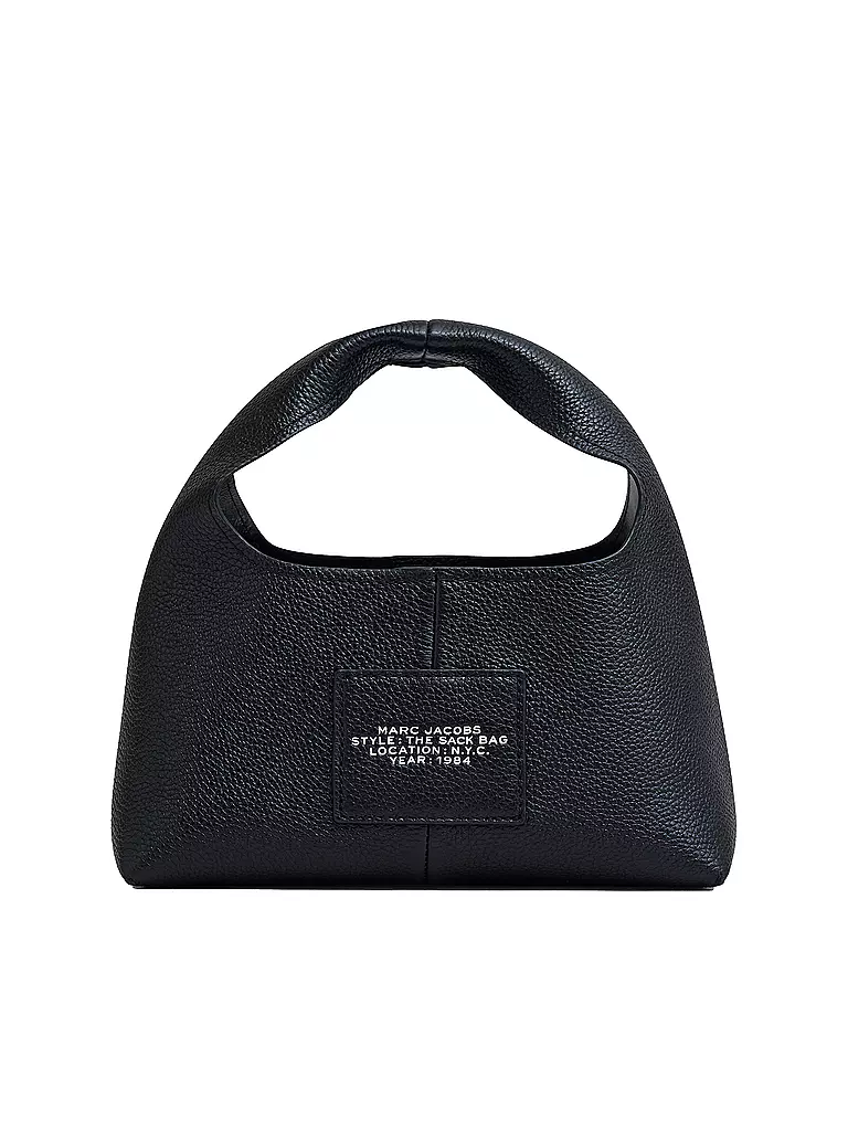 MARC JACOBS | Ledertasche - Henkeltasche THE MINI SACK | schwarz